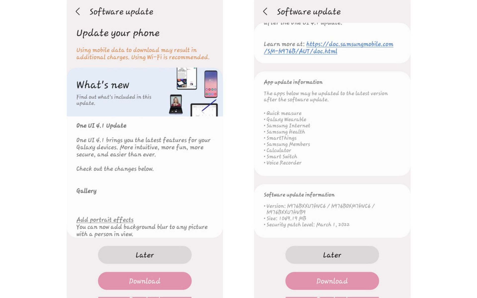 آپدیت اندروید ۱۲ برای گلکسی نوت ۱۰
