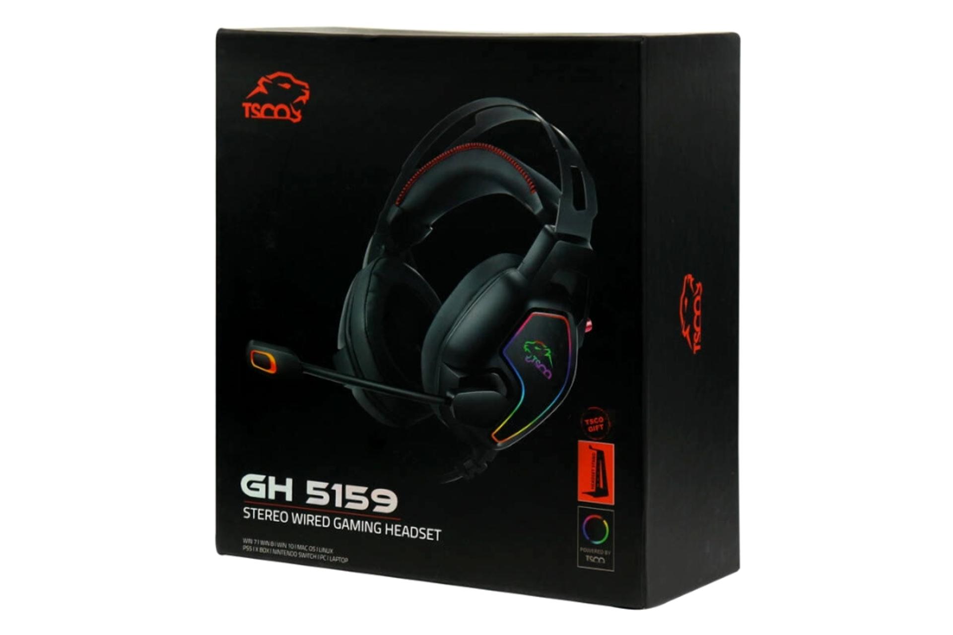 جعبه هدست گیمینگ تسکو TSCO TH 5159