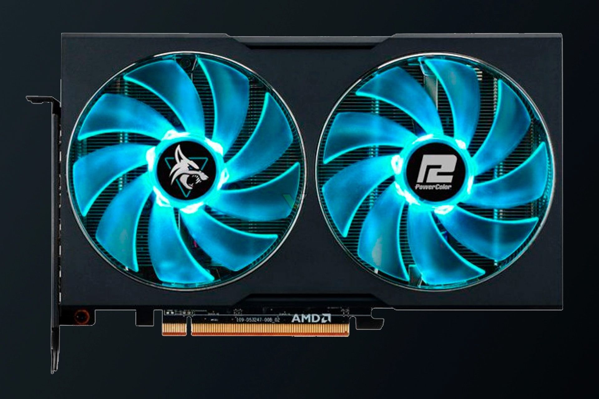 کارت گرافیک RX 6650 XT تصویر غیررسمی از نمای جلو