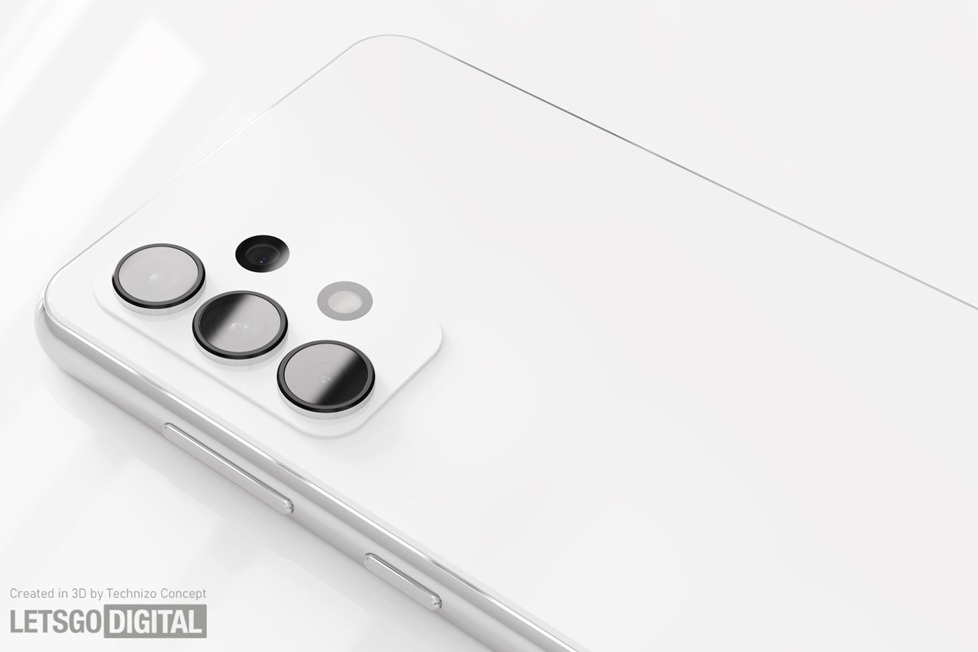 گلکسی A54 سامسونگ به رنگ سفید