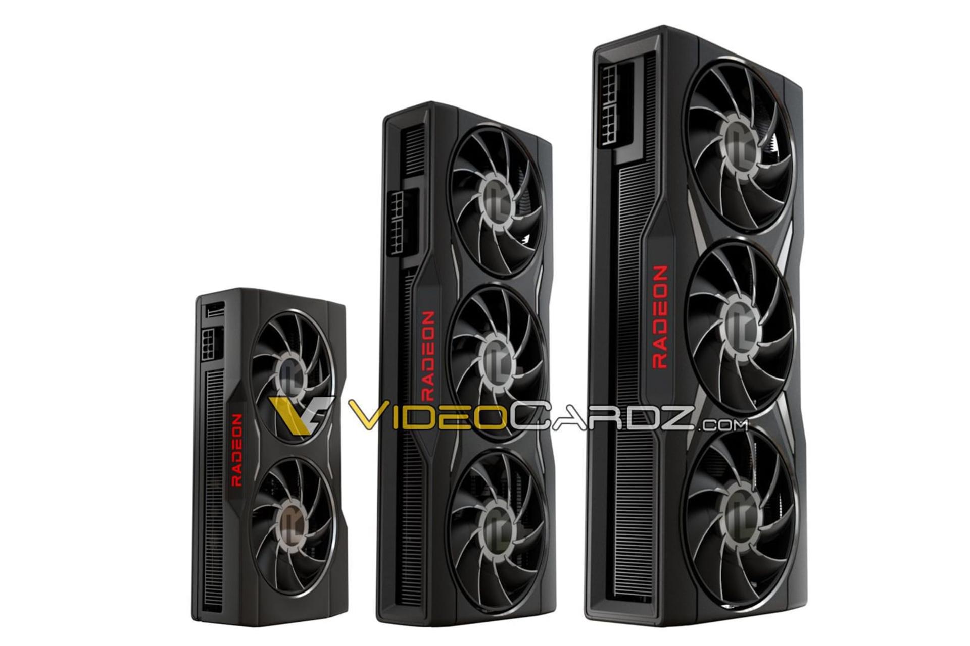 تصویر غیررسمی منتشر شده از کارت‌های گرافیک سری AMD Radeon RX 6X50XT