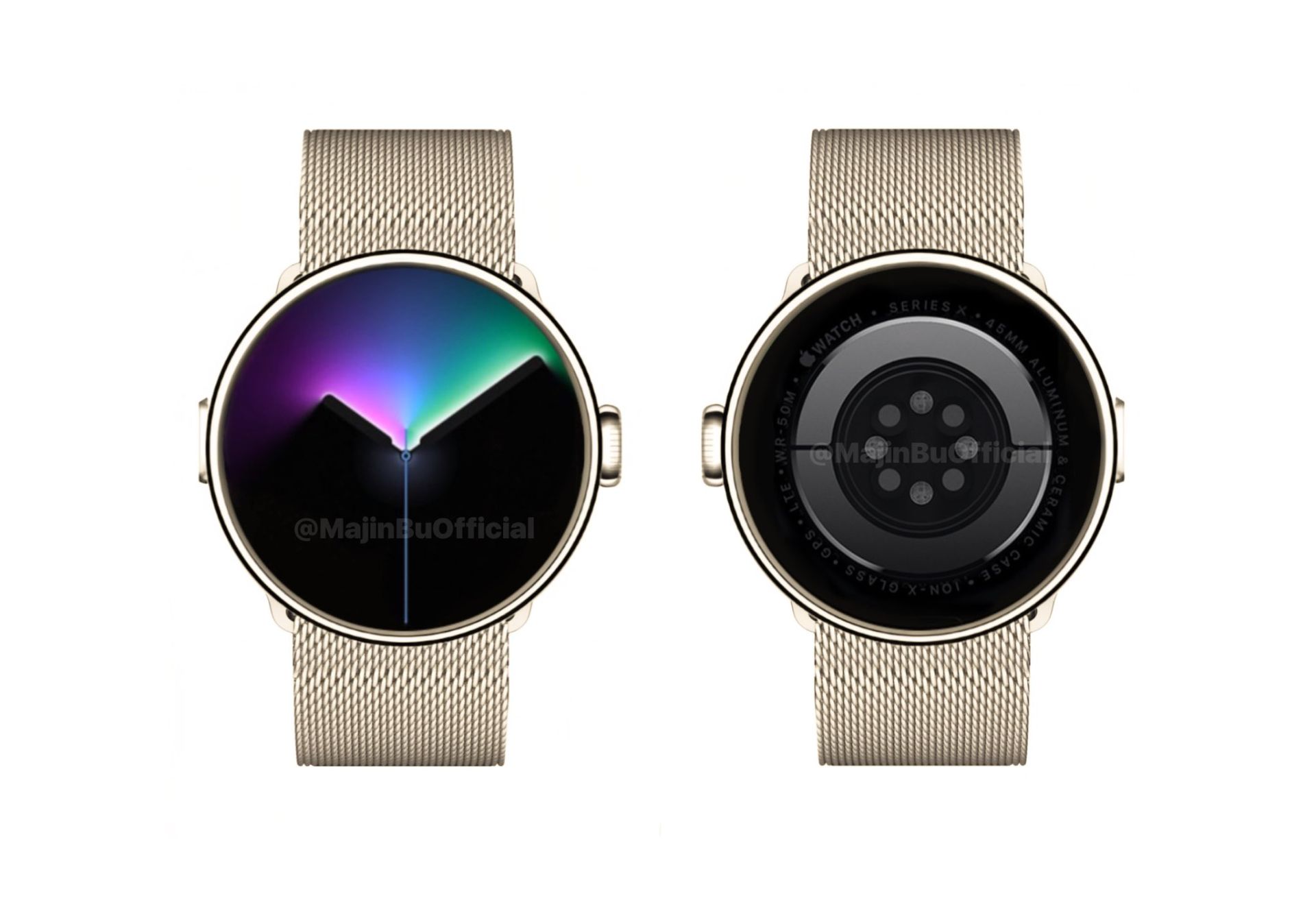 کانسپت منتسب به اپل واچ دایره‌ای