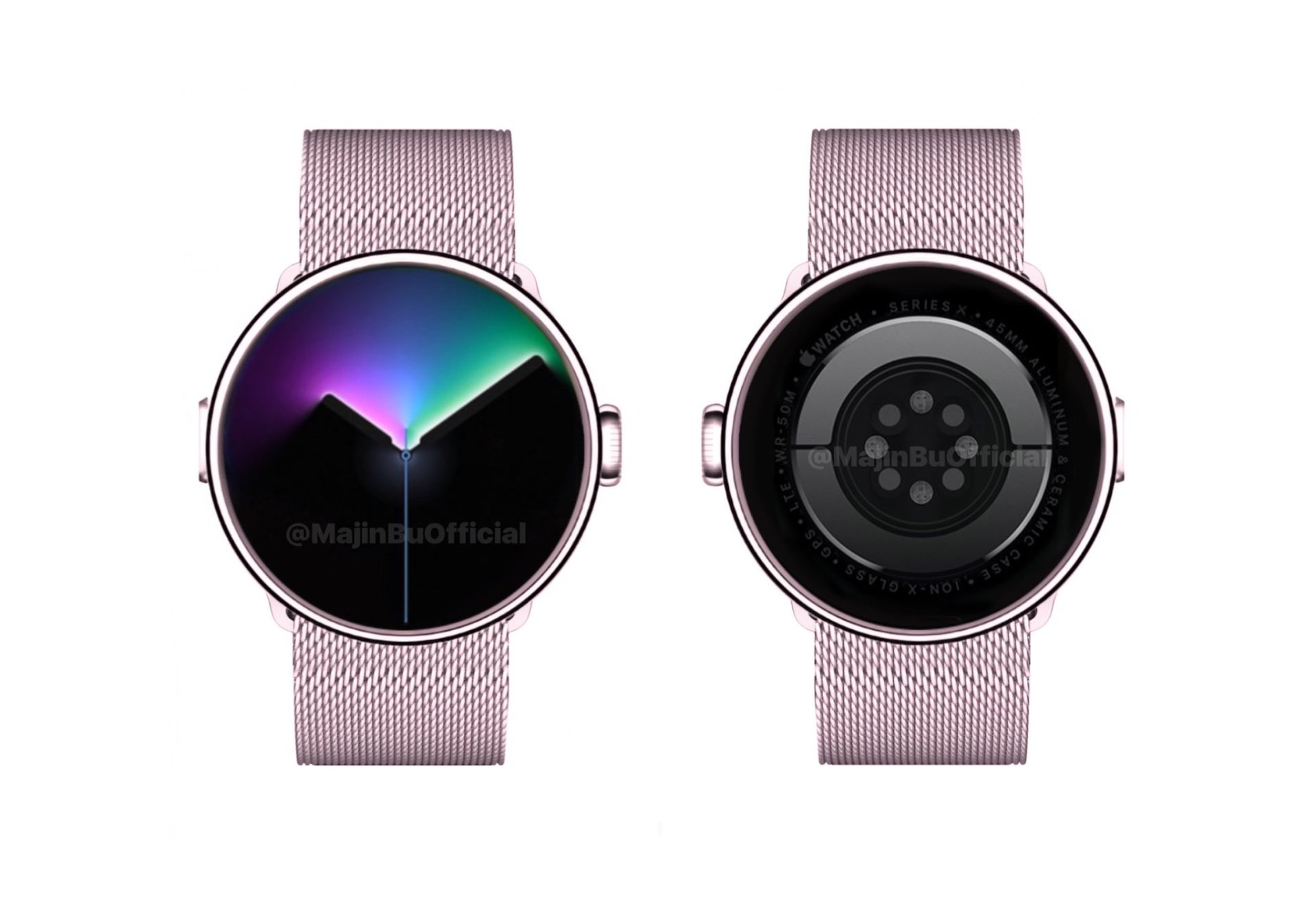 کانسپت منتسب به اپل واچ دایره‌ای