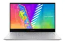 نمای جلو لپ تاپ ایسوس ویووبوک Go 14 Flip TP-1401 با صفحه روشن