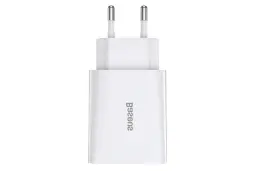نمای روبرو شارژر باسئوس USB Speed Mini مدل بدون کابل