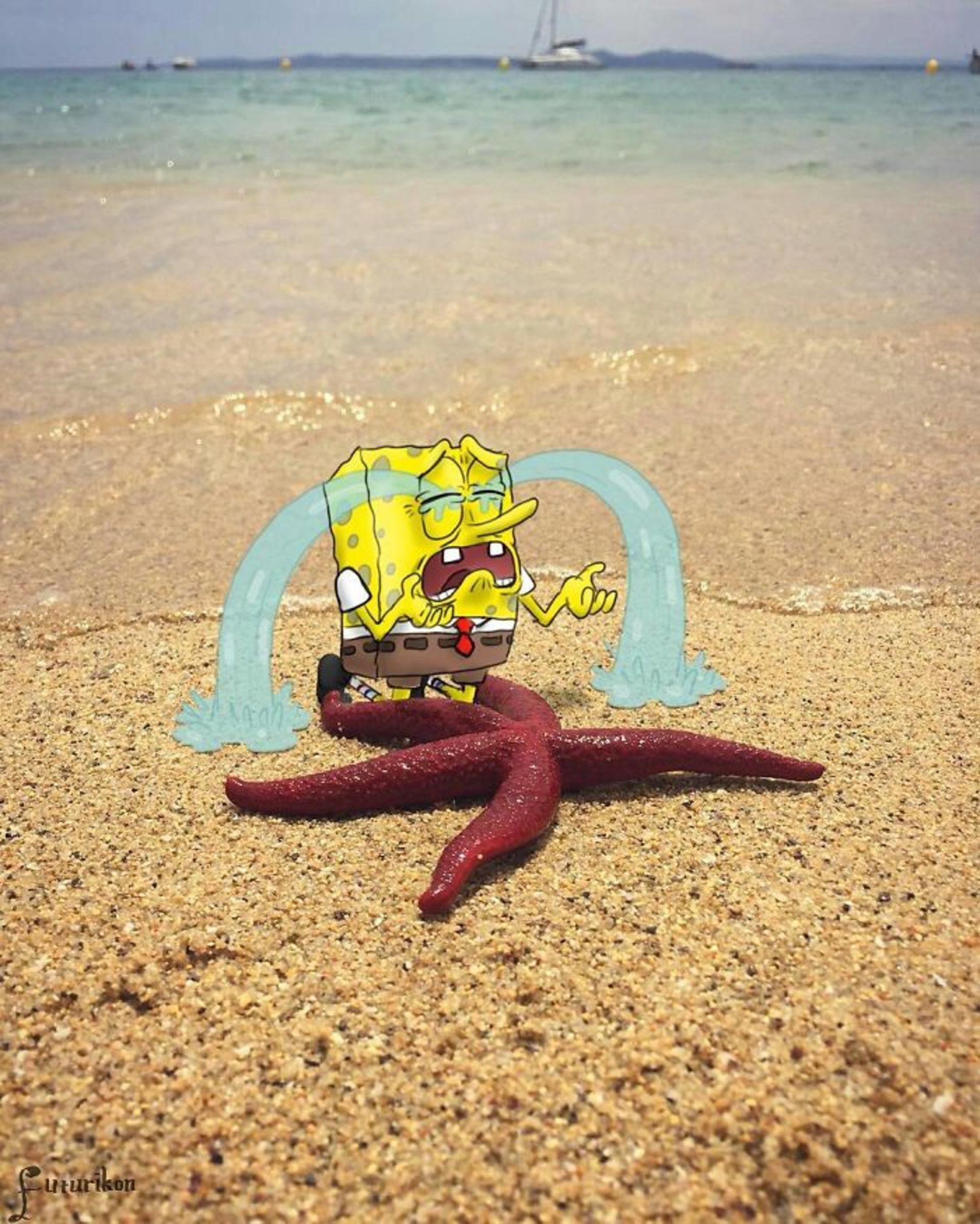 تصویرسازی روی عکس‌های واقعی