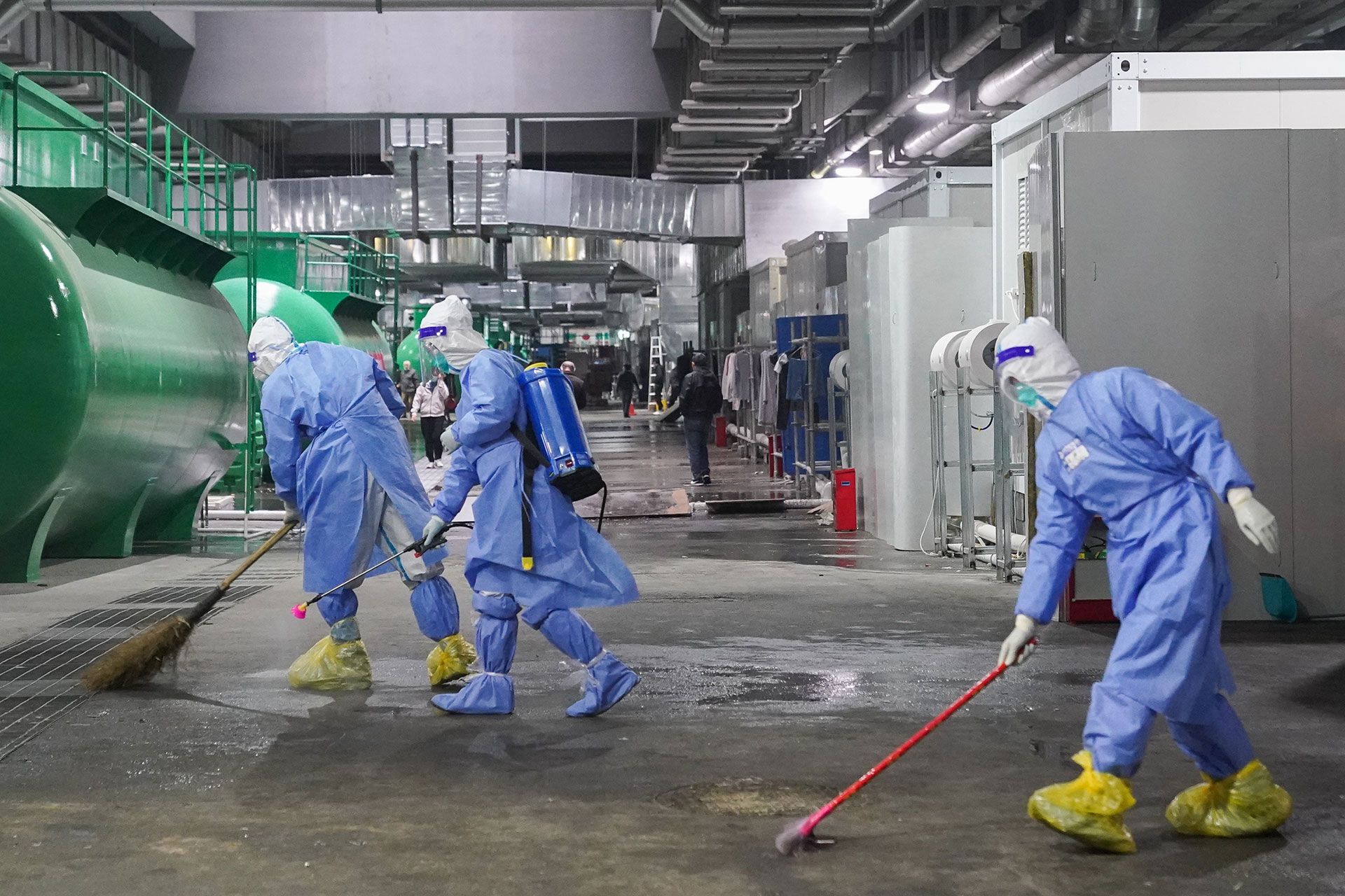 قرنطینه کرونا در شانگهای چین