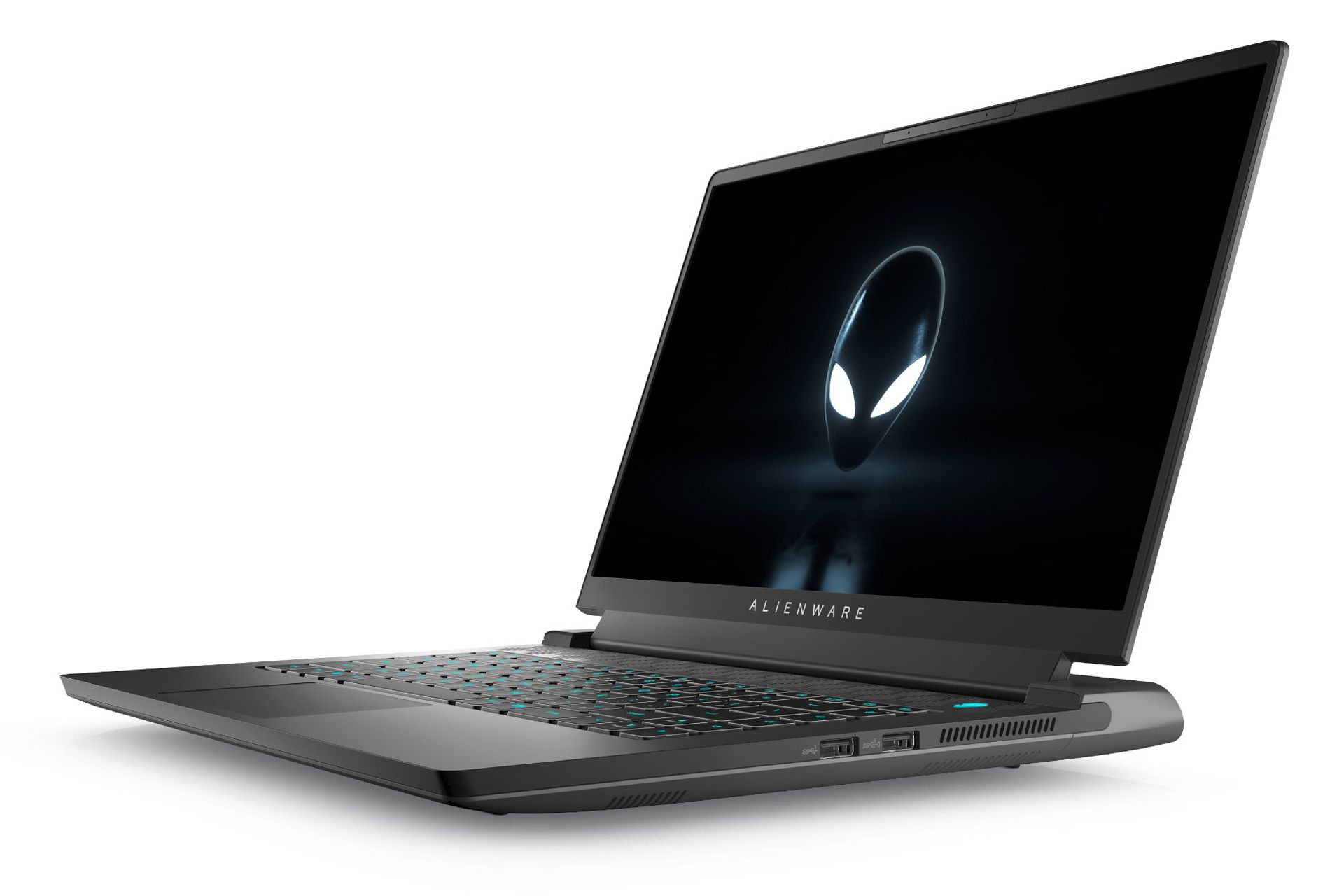 لپ تاپ گیمینگ الین ور M15 از نمای سه رخ