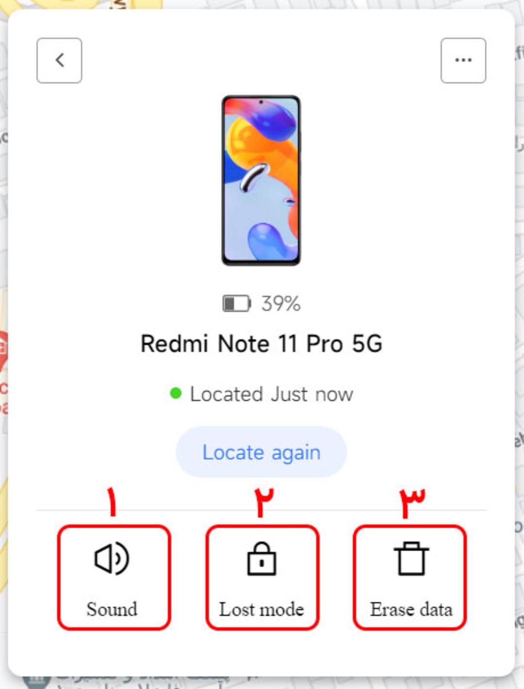 ردیابی گوشی شیائومی در سایت Xiaomi Cloud
