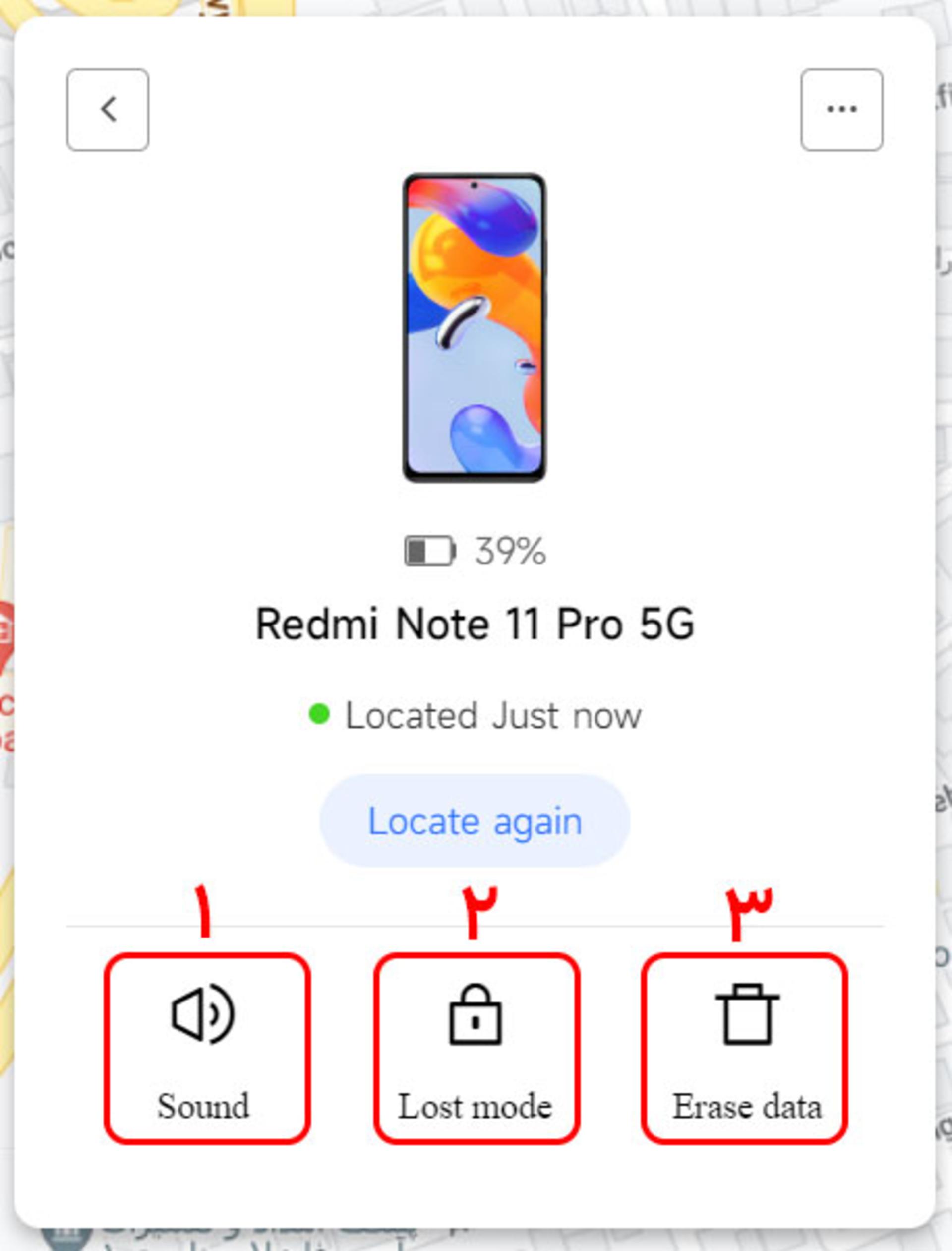 ردیابی گوشی شیائومی در سایت Xiaomi Cloud
