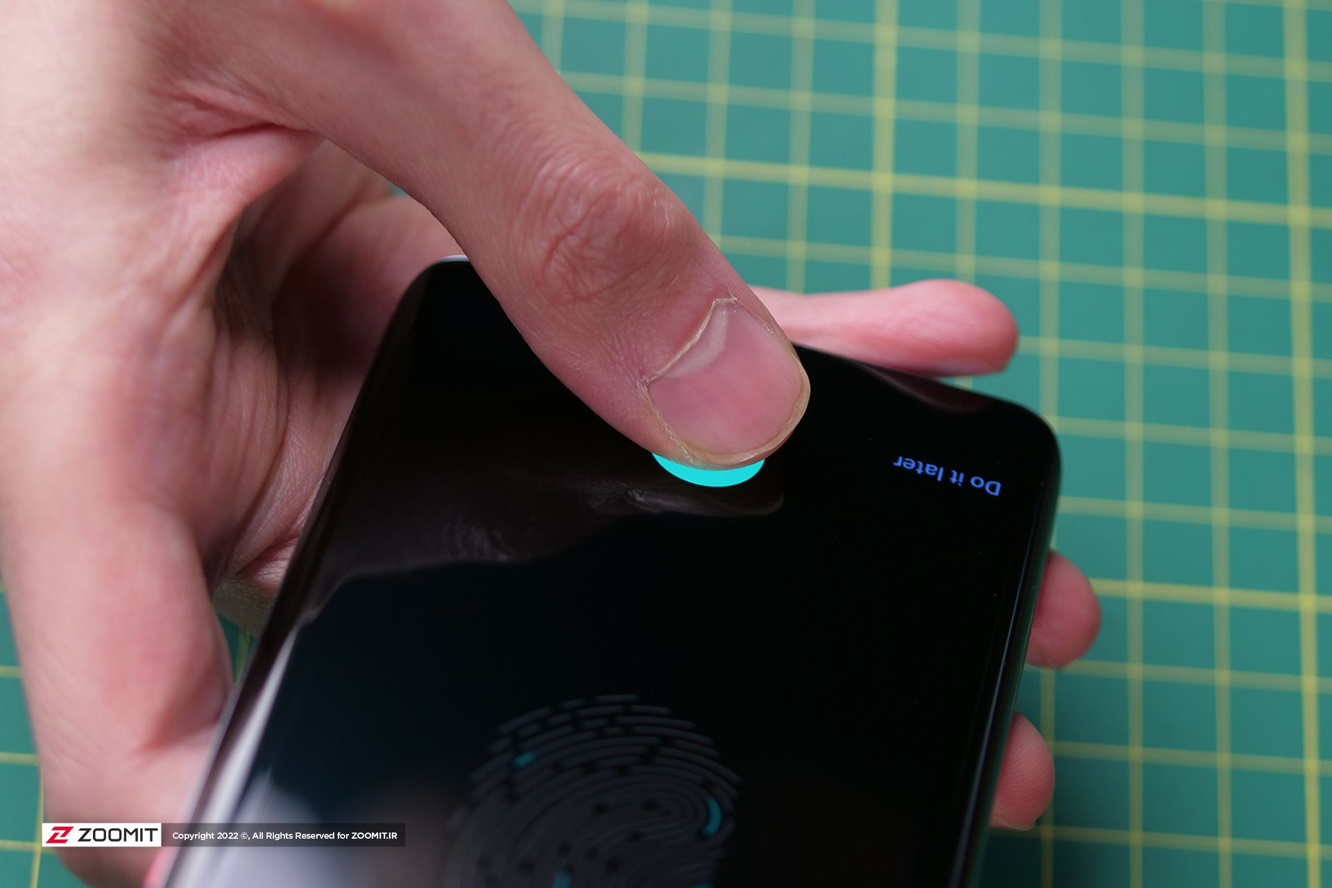 حسگر اثر انگشت شاهین ۳