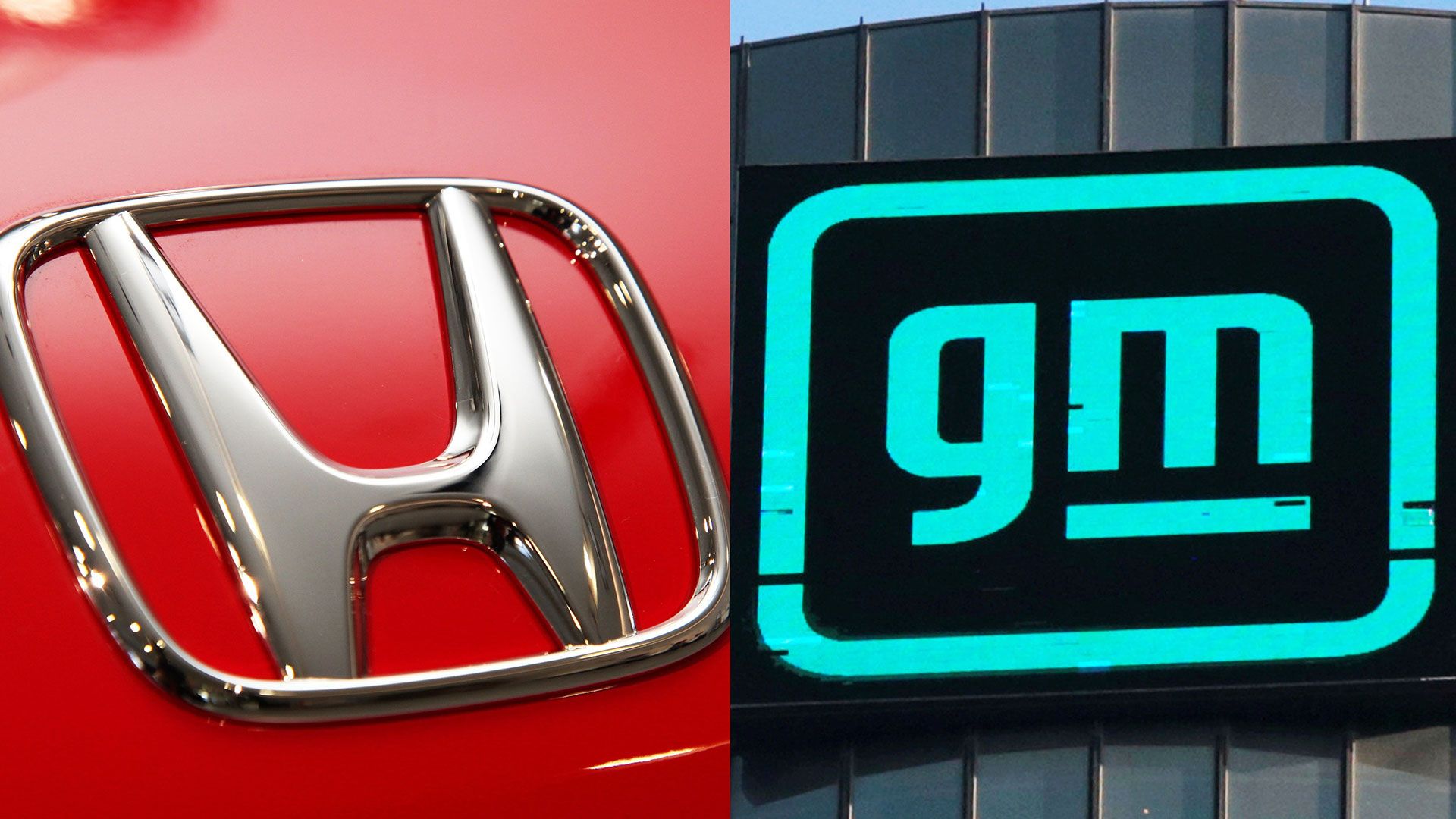 لوگوی شرکت های جنرال موتورز و هوندا