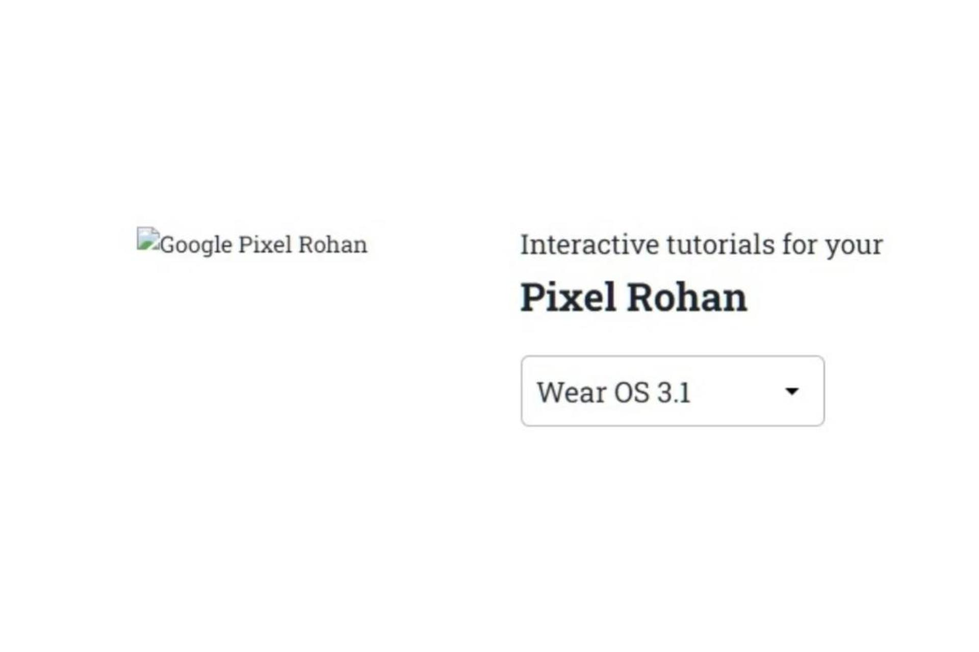 گوگل پیکسل روهان | google pixel rohan