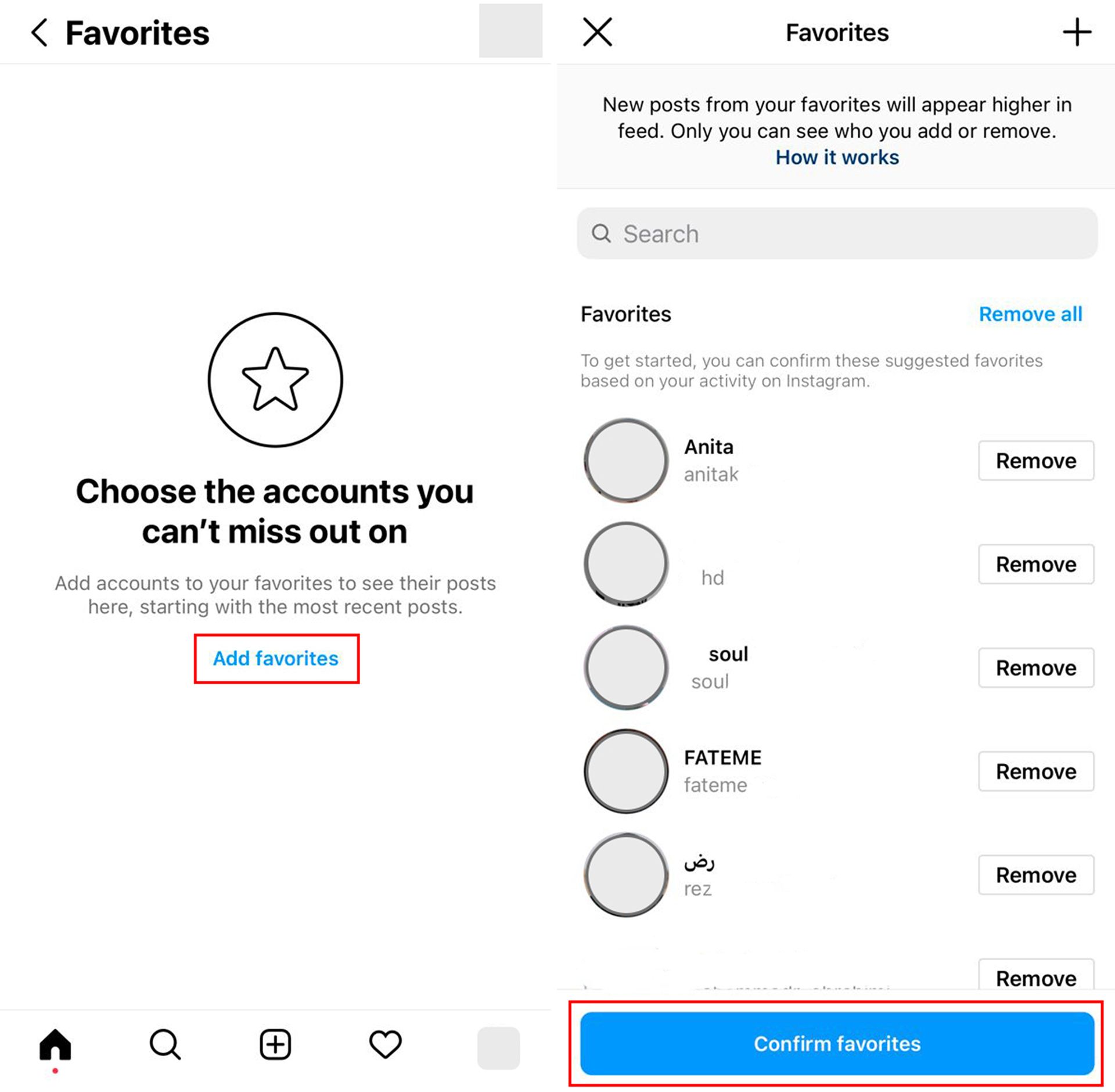 سفارشی کردن فید مورد‌علاقه در اینستاگرام-۳