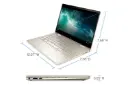 نمای نیمرخ لپ تاپ اچ پی انوی X360 Convert 13m-bd1033dx و نمایش ابعاد