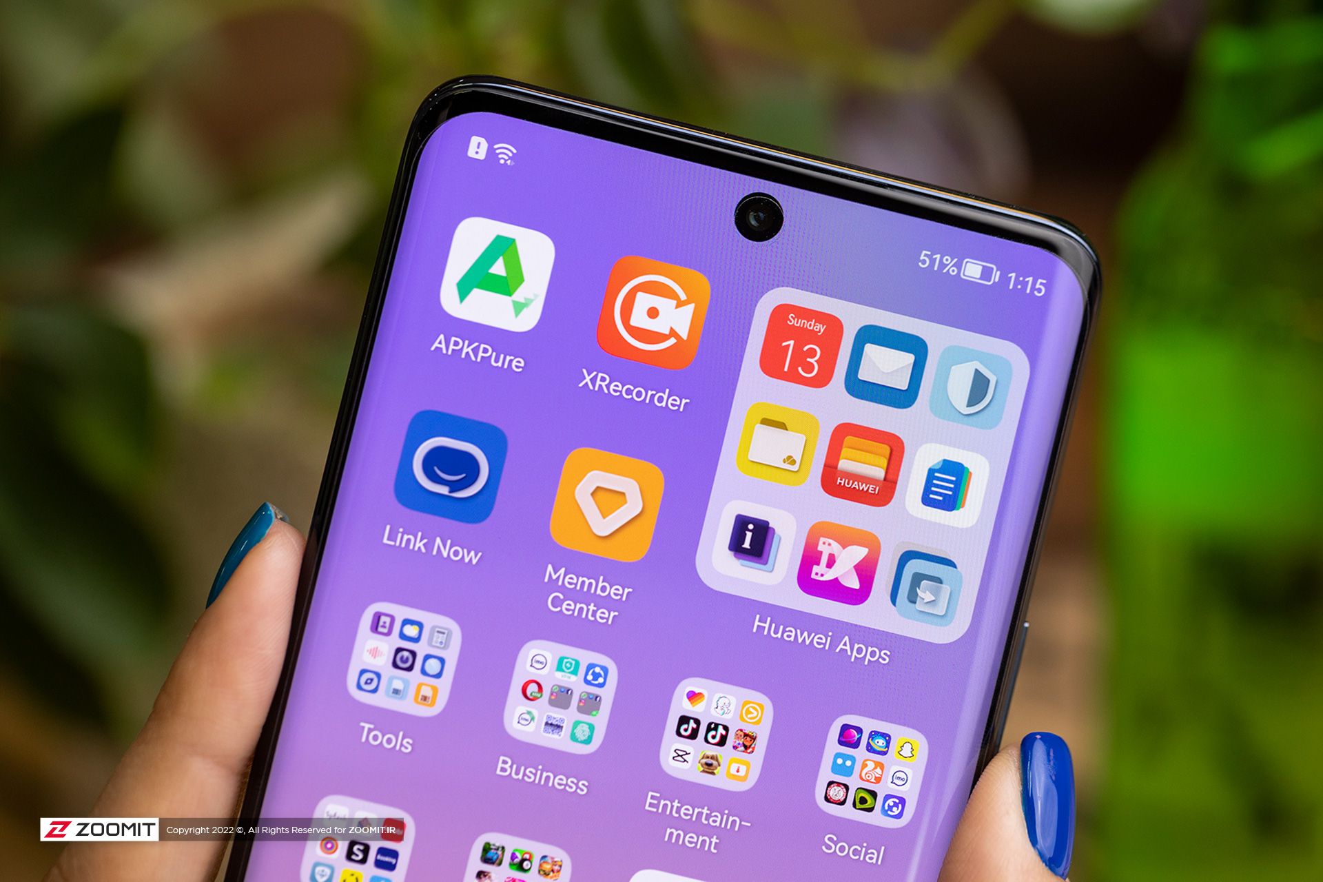 قابلیت بزرگ کردن فولدرها در EMUI 12