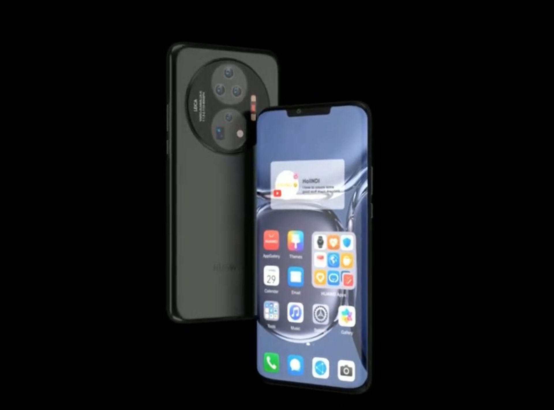 رندر هواوی mate 50 pro