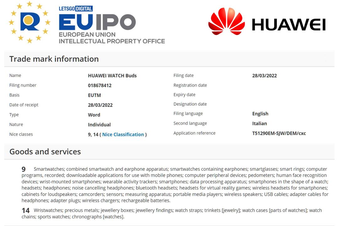 طبقه بندی ۹ و ۱۴ مالکیت معنوی اتحادیه اروپا (EUIPO) 