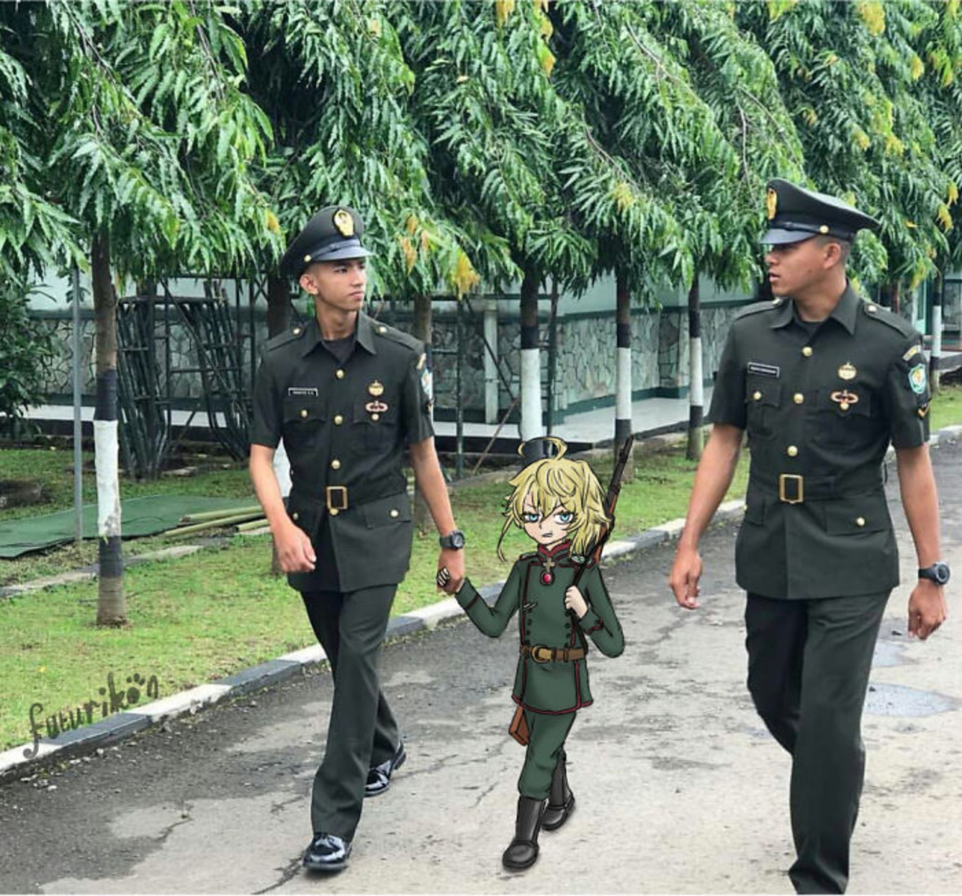 تصویرسازی روی عکس‌های واقعی