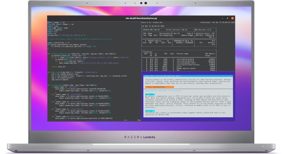 لپ تاپ Razer x Lambda Tensorbook