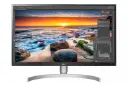مانیتور ال جی lg 27ul850w از نمای جلو با صفحه روشن