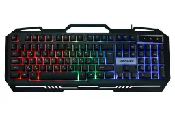 نمای روبرو کیبورد مچر MR-370 RGB