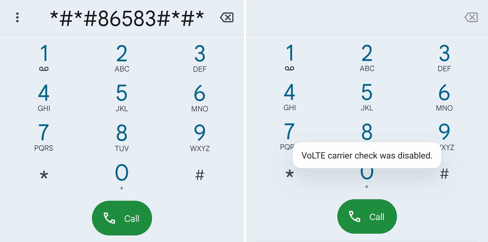 غیرفعال کردن VoLTE carrier check در شیائومی