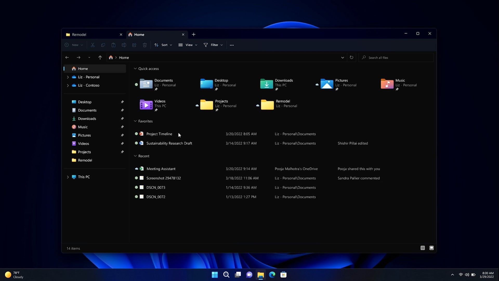 تغییرات جدید فایل اکسپلورر ویندوز ۱۱