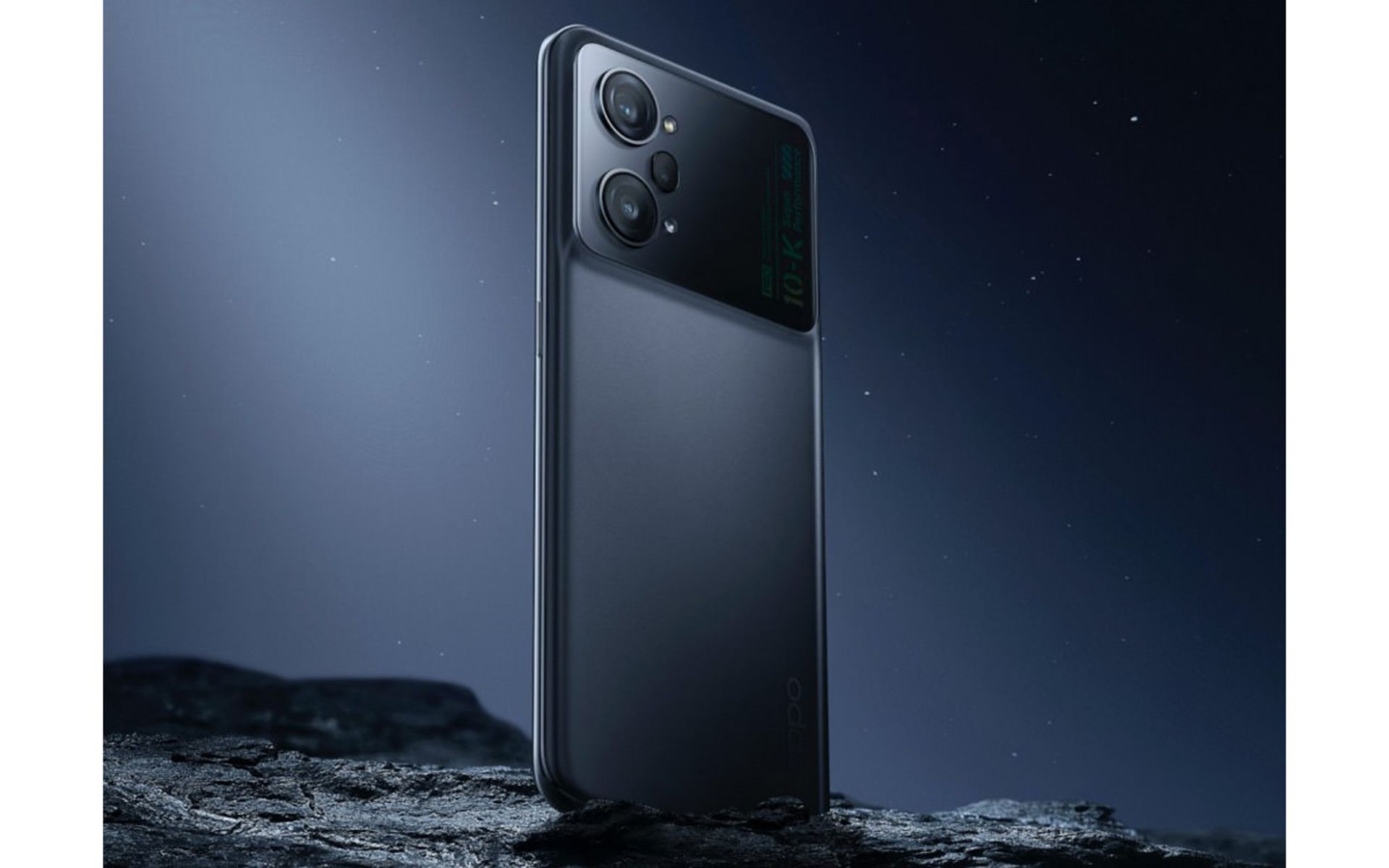 اوپو K50 پرو 5G در رنگ مشکی تیتانیوم