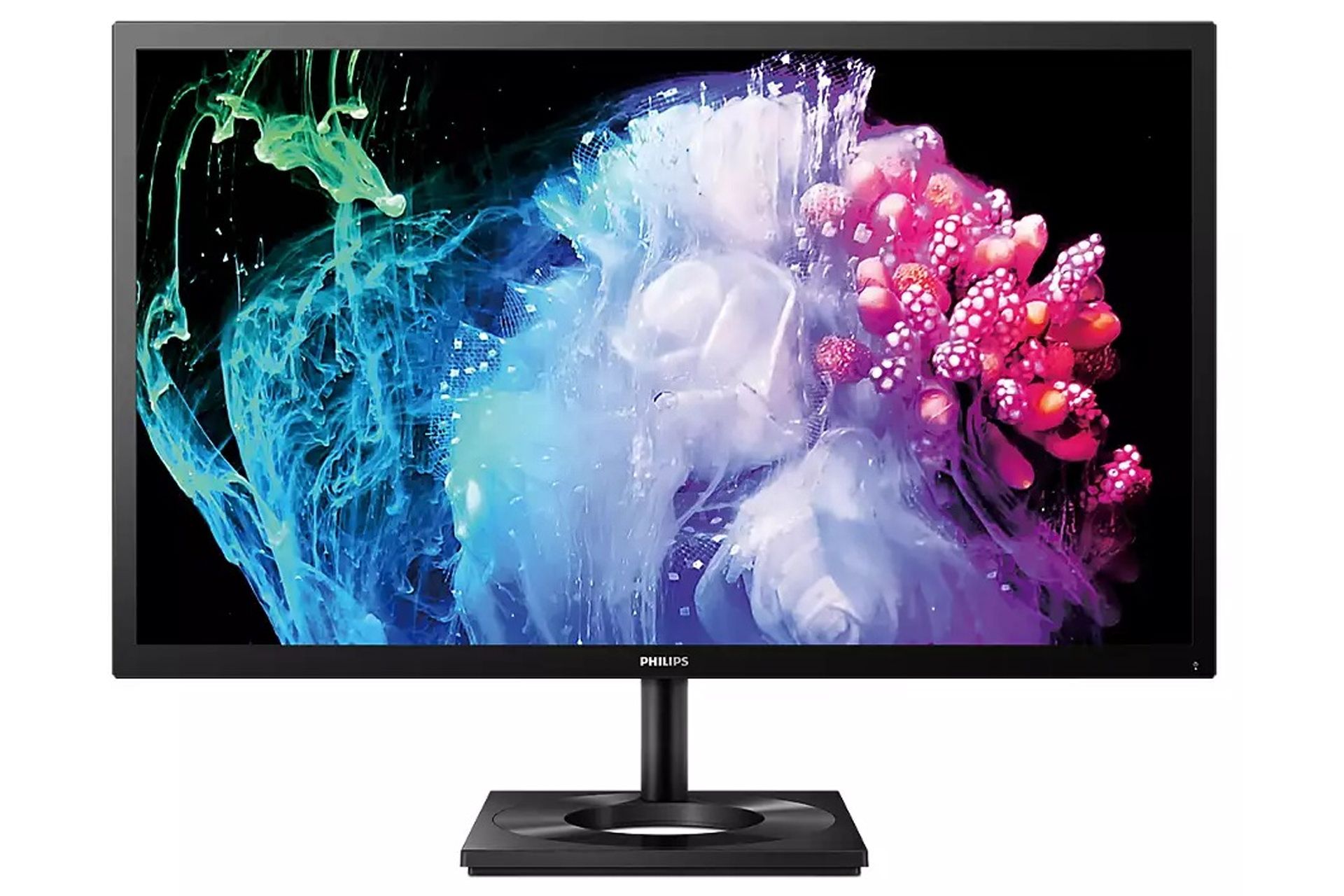 نمای جلو مانیتور 27 اینچ فیلیپس مومنتوم 4K OLED