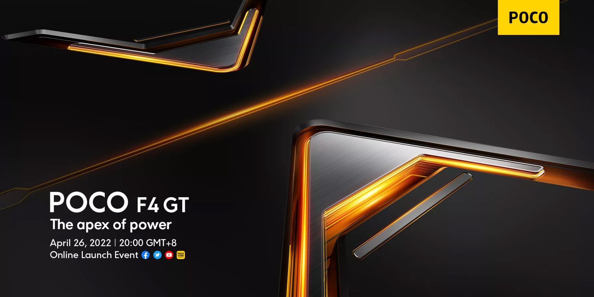 پوستر رویداد رونمایی پوکو F4 GT شیائومی