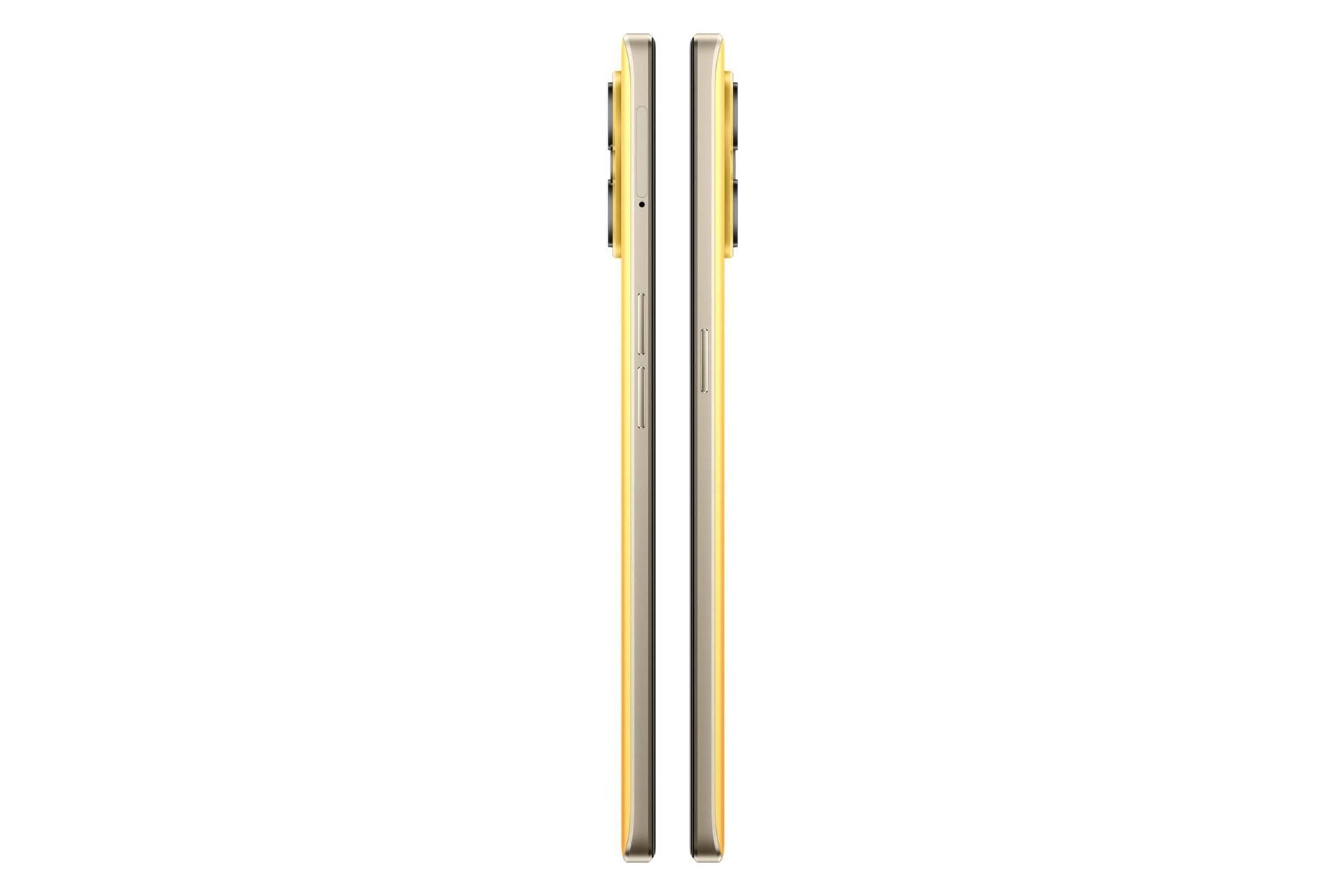 نمای جانبی Realme 9 / گوشی موبایل موبایل ریلمی 9 طلایی