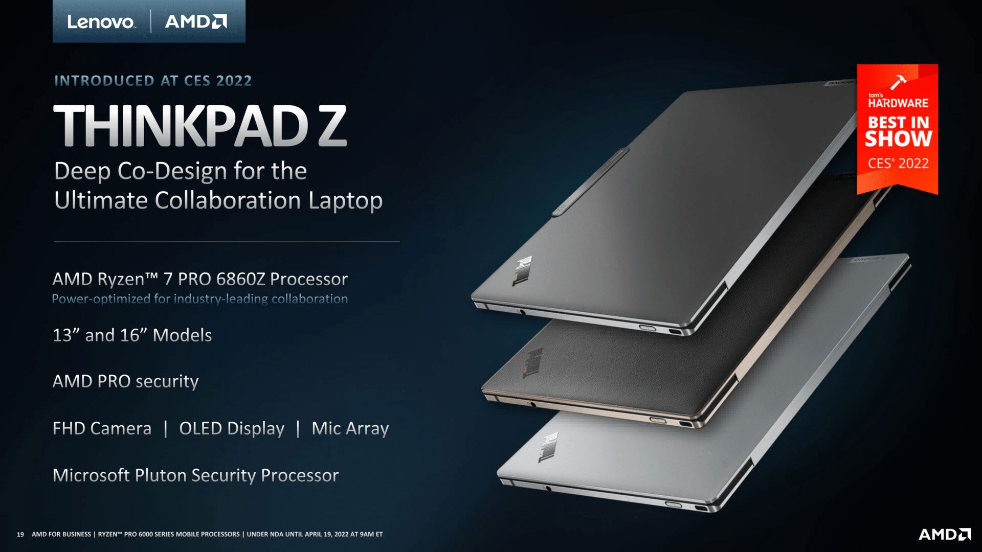 فهرست مشخصات ThinkPad Z