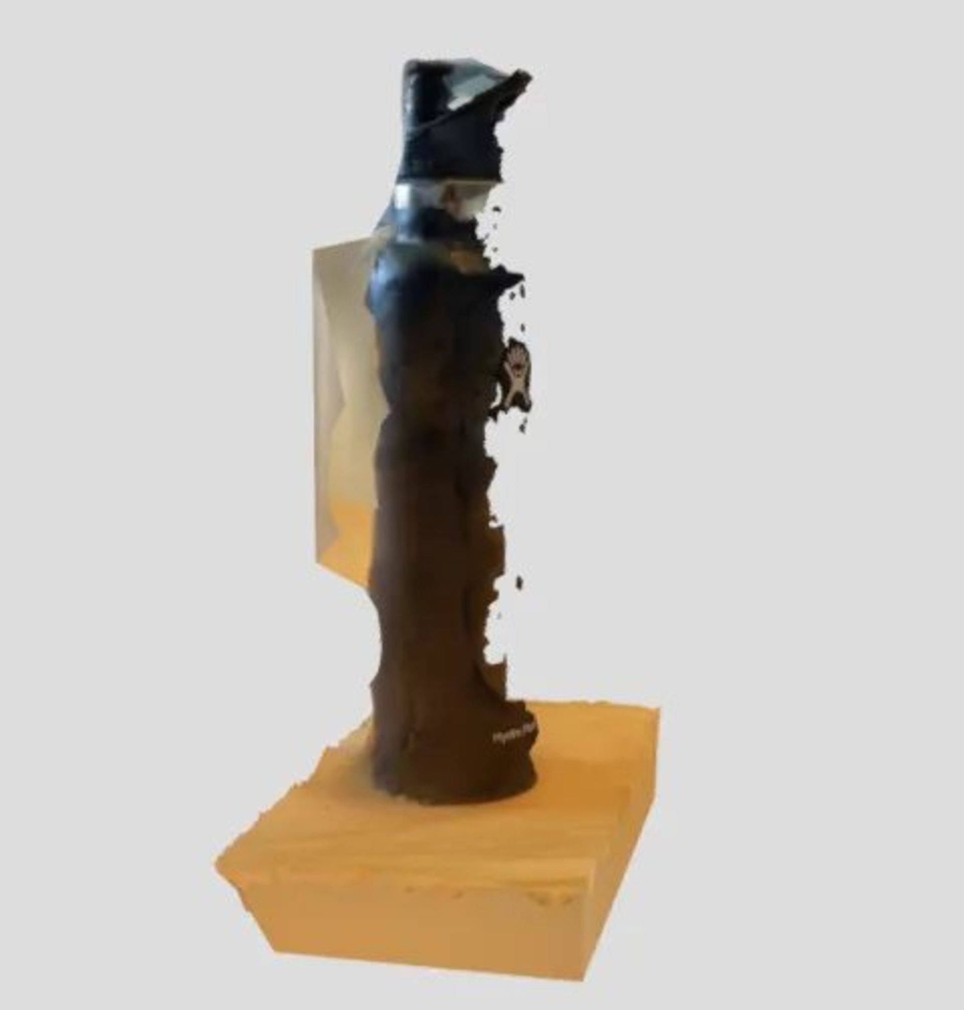 مدل سه بعدی بطری با اپلیکیشن reality scan