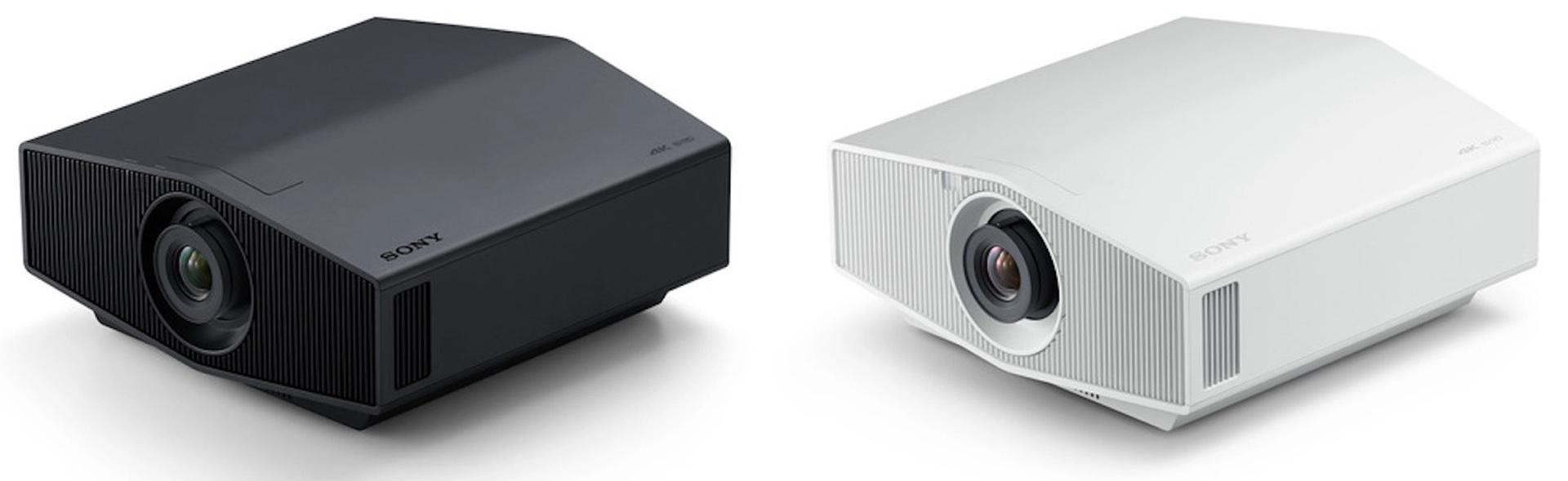 رنگ بندی پروژکتور لیزری 4K سونی 2022 سفید و مشکی