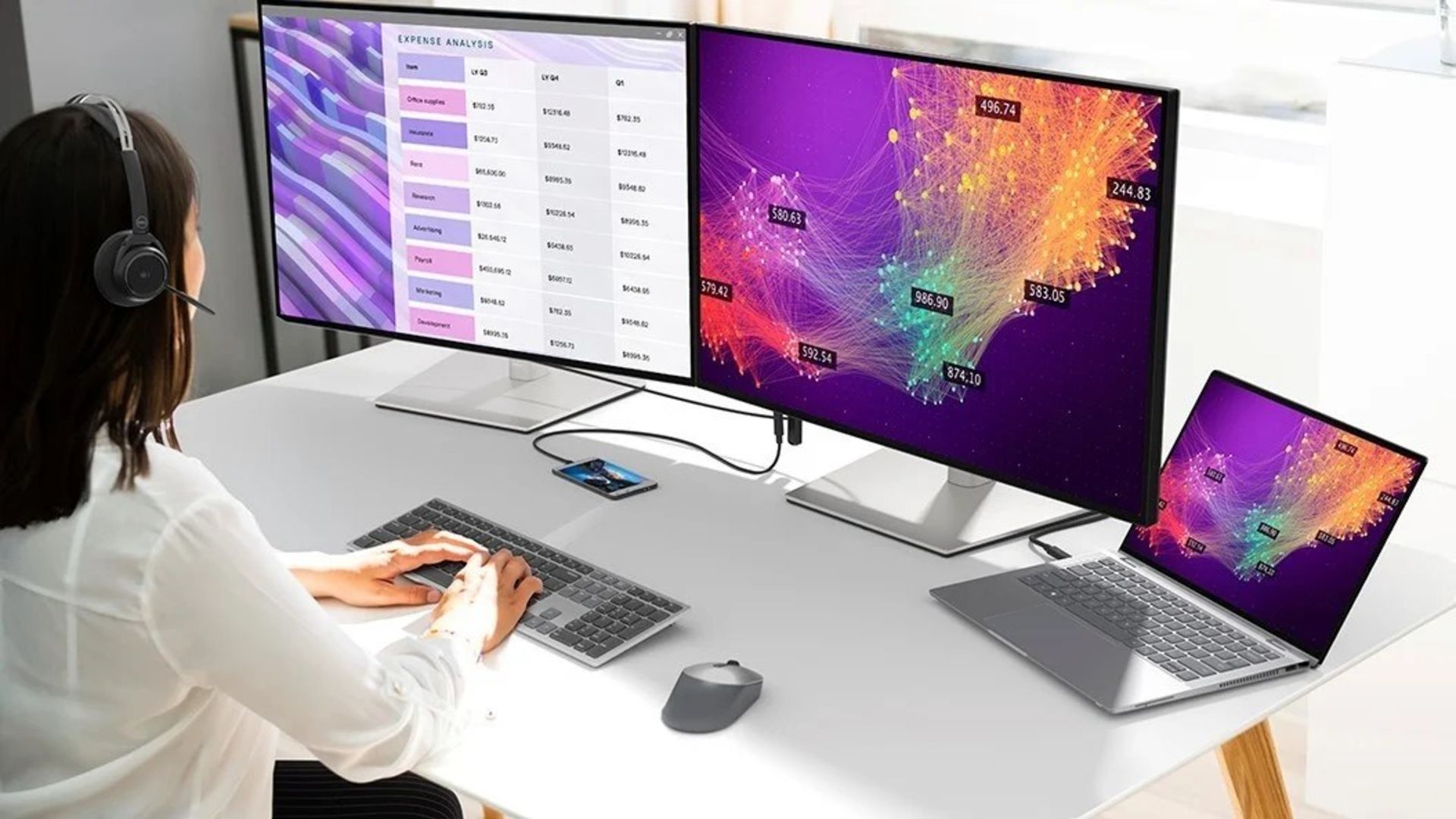 مانیتور ۳۰ اینچی اولتراشارپ دل