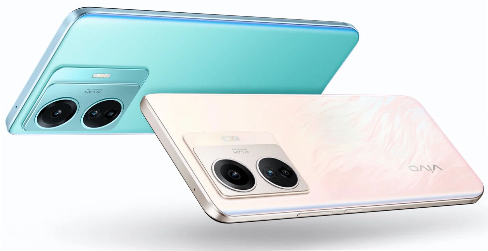 مدل آبی و سفید ویوو S15e از نمای پشت