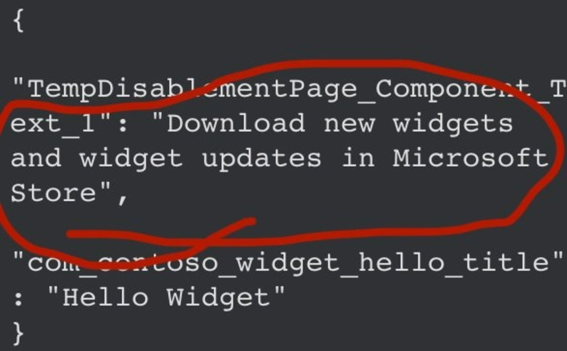 کد ویجت مفرقه ویندوز 11 اسکرین شات