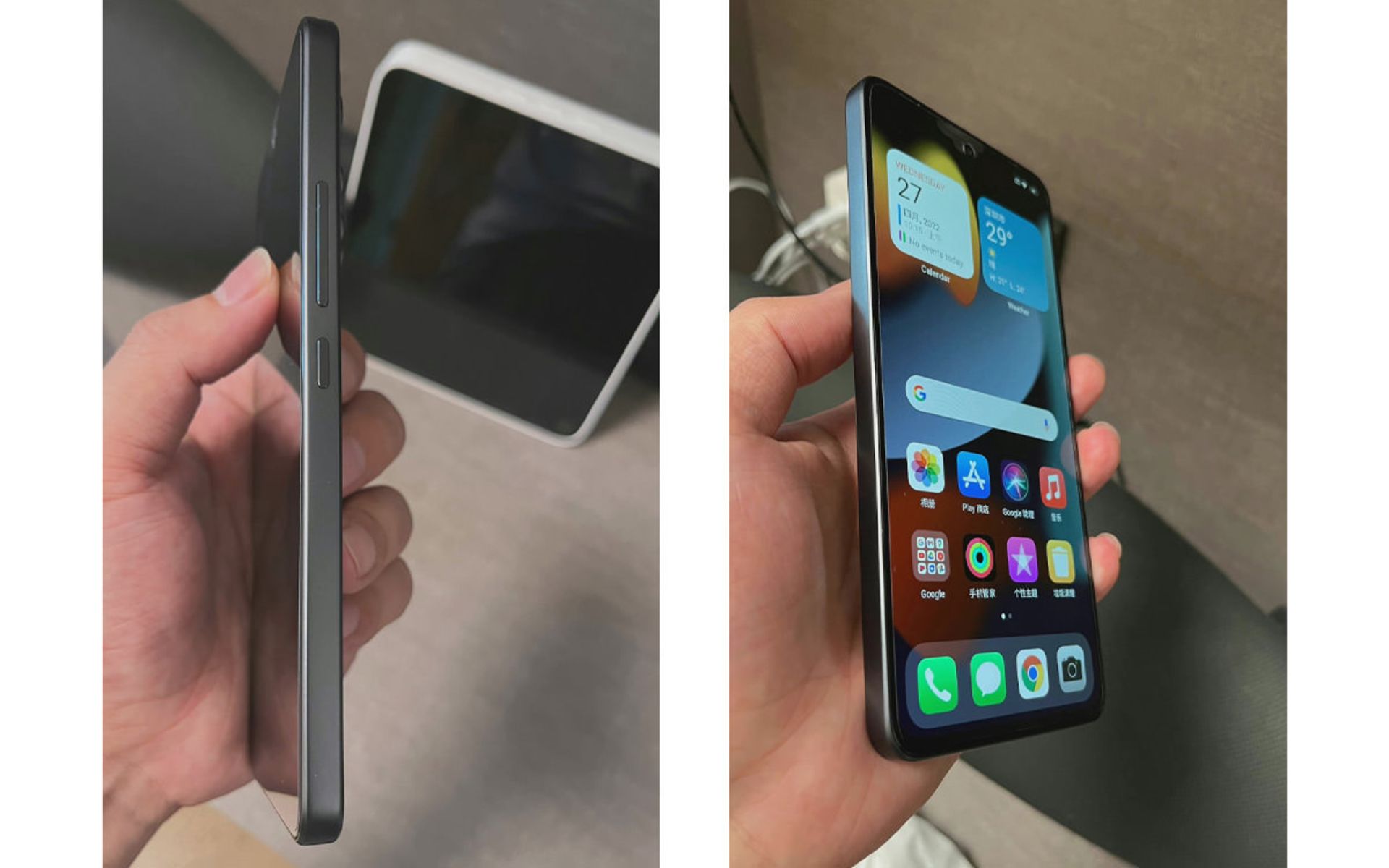 تصاویر واقعی شیائومی ۱۲ لایت از نمای جانبی