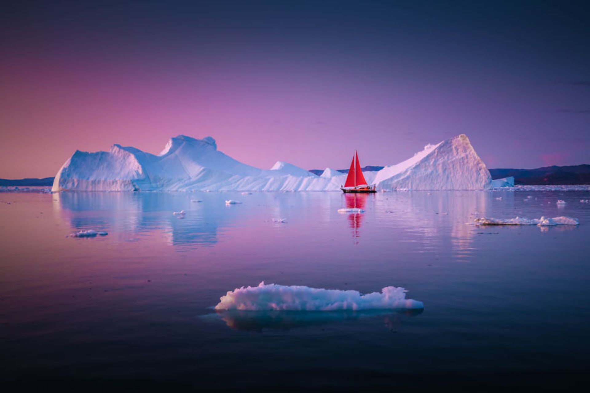 گرینلند و یخ های شناورش