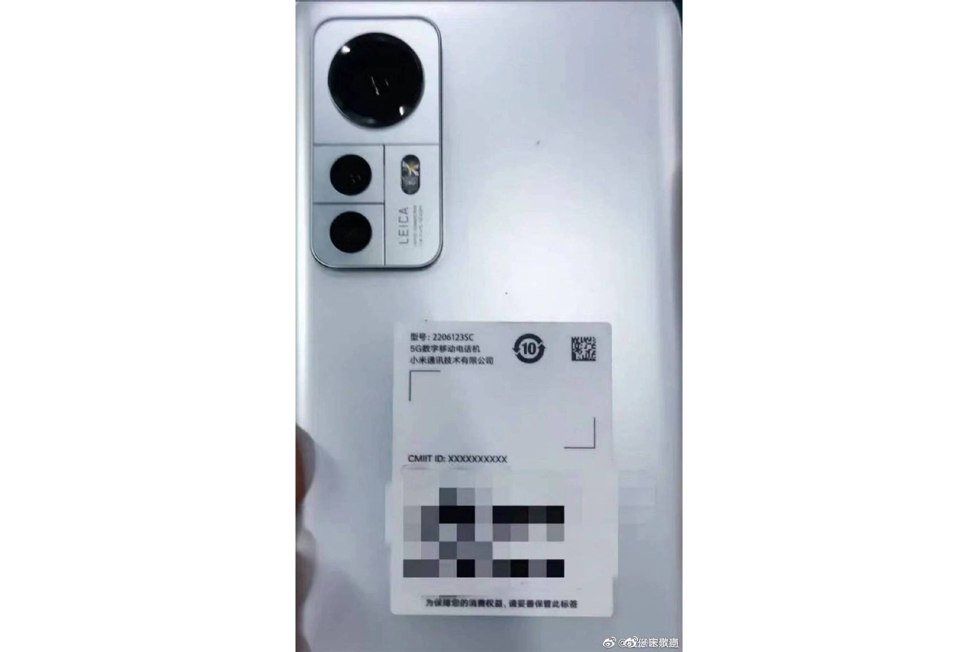 تصویر دوربین پشتی شیائومی 12S با لوگو لایکا فاش شده