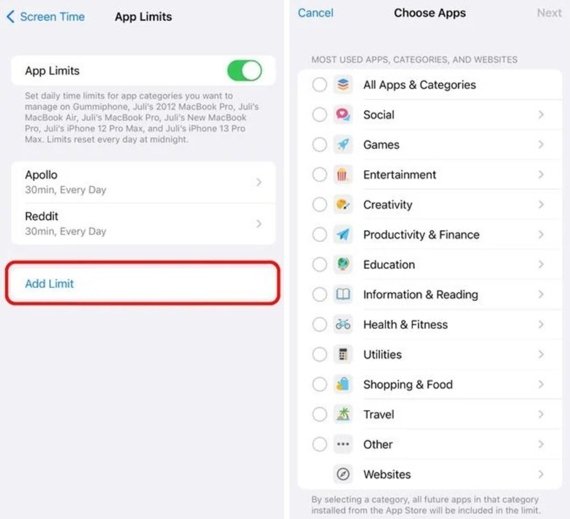 قفل گذاشتن روی برنامه‌های آیفون