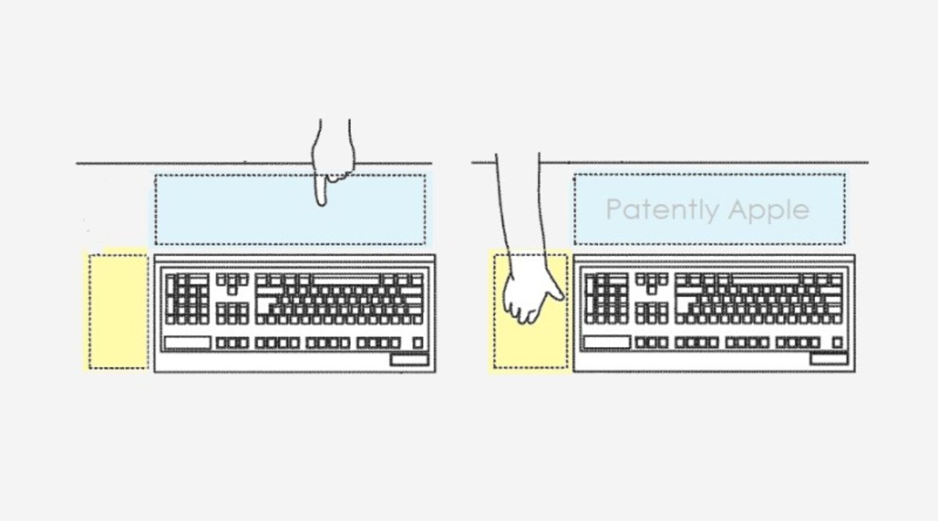 حق اختراع اپل برای تاچ پد بدون نیاز به لمس
