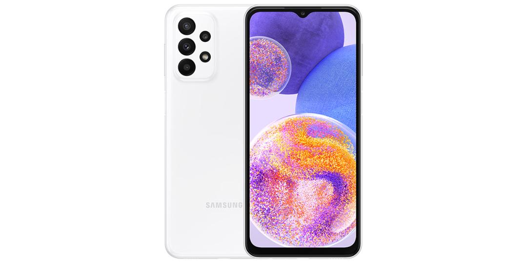 بهترین گوشی های 2022 - گلکسی ای 23 سامسونگ | galaxy A23 رنگ سفید