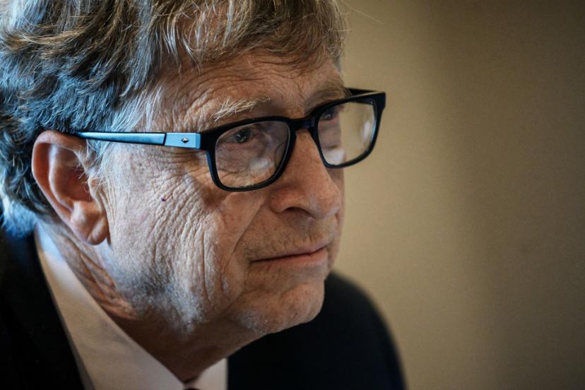 چهره غمگین بیل گیتس / Bill Gates با عینک