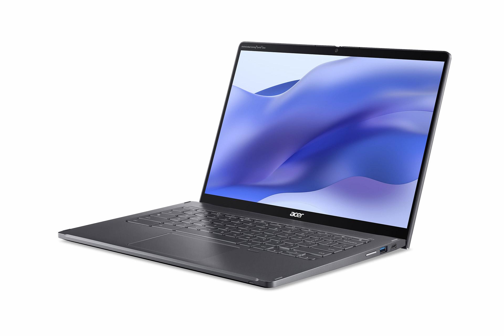 نمای کناری Chromebook Spin 714 ایسر