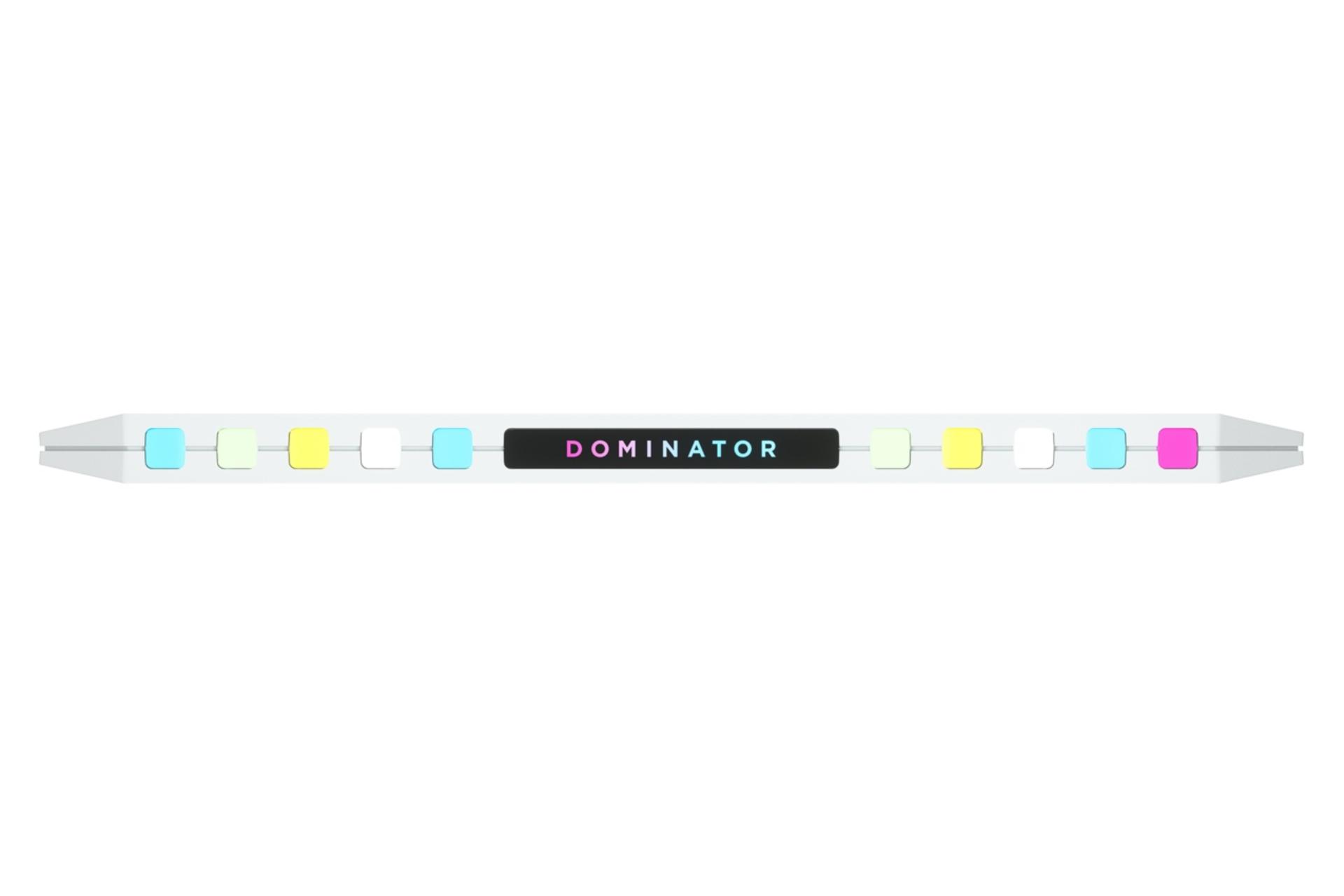 نمای بالا رم کورسیر DOMINATOR PLATINUM RGB ظرفیت 32 گیگابایت (2x16) از نوع DDR5-5200 CL38 سفید