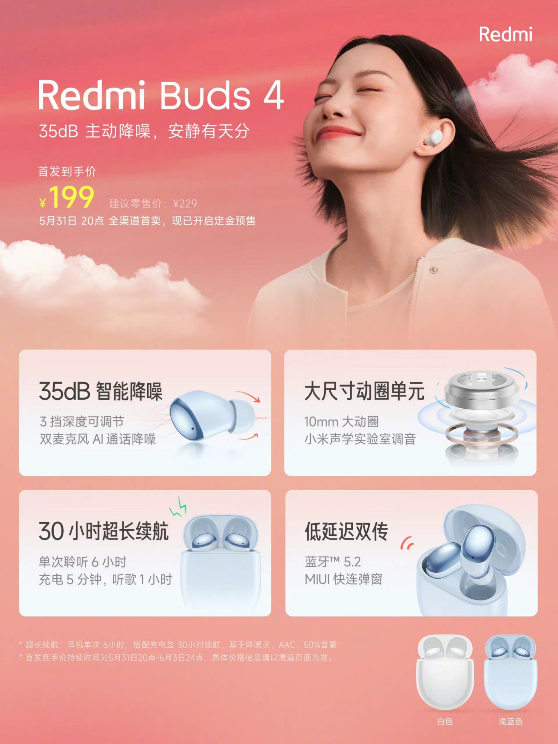ردمی بادز ۴ |‌ Redmi Buds 4