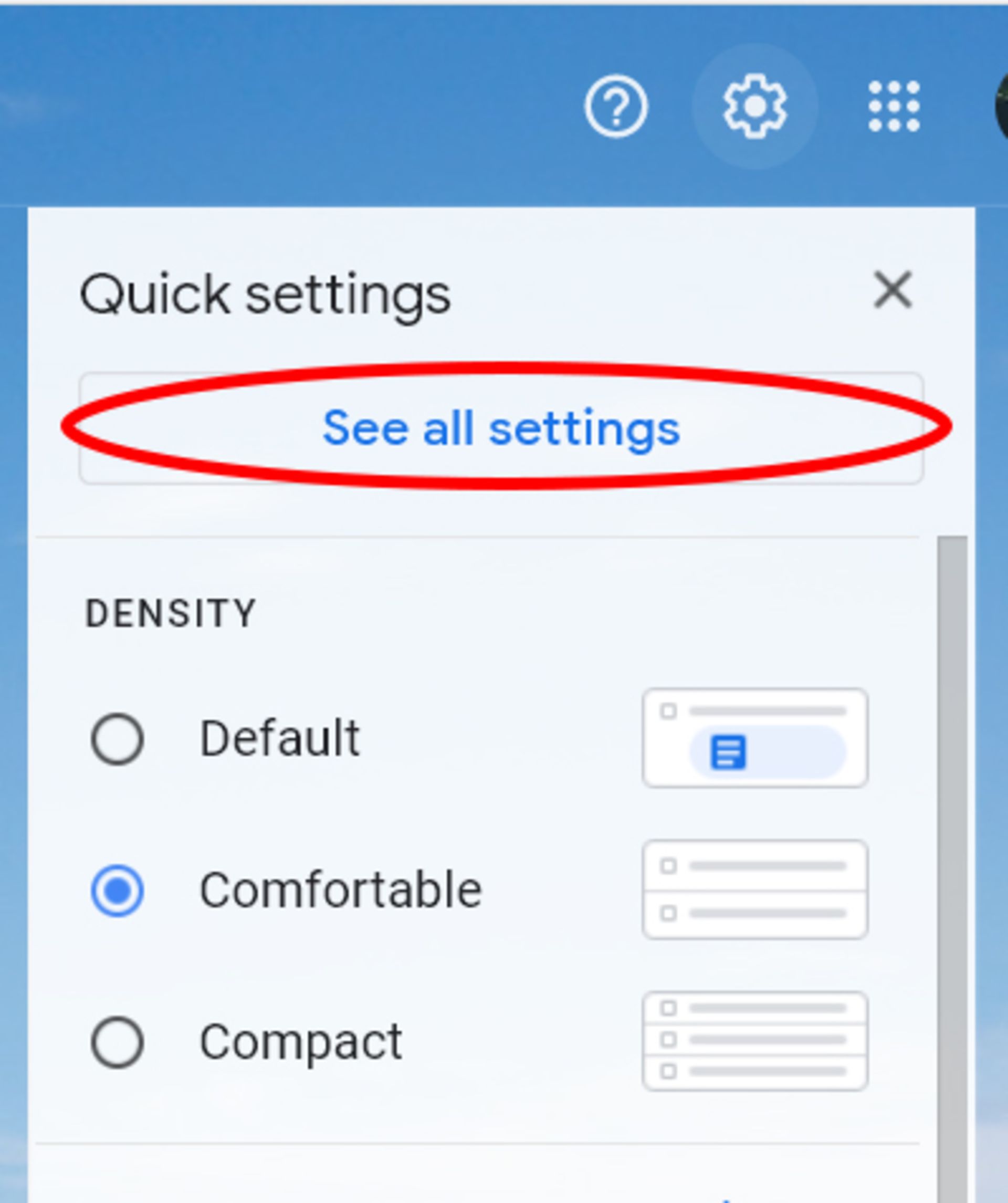 تغییر زبان جیمیل