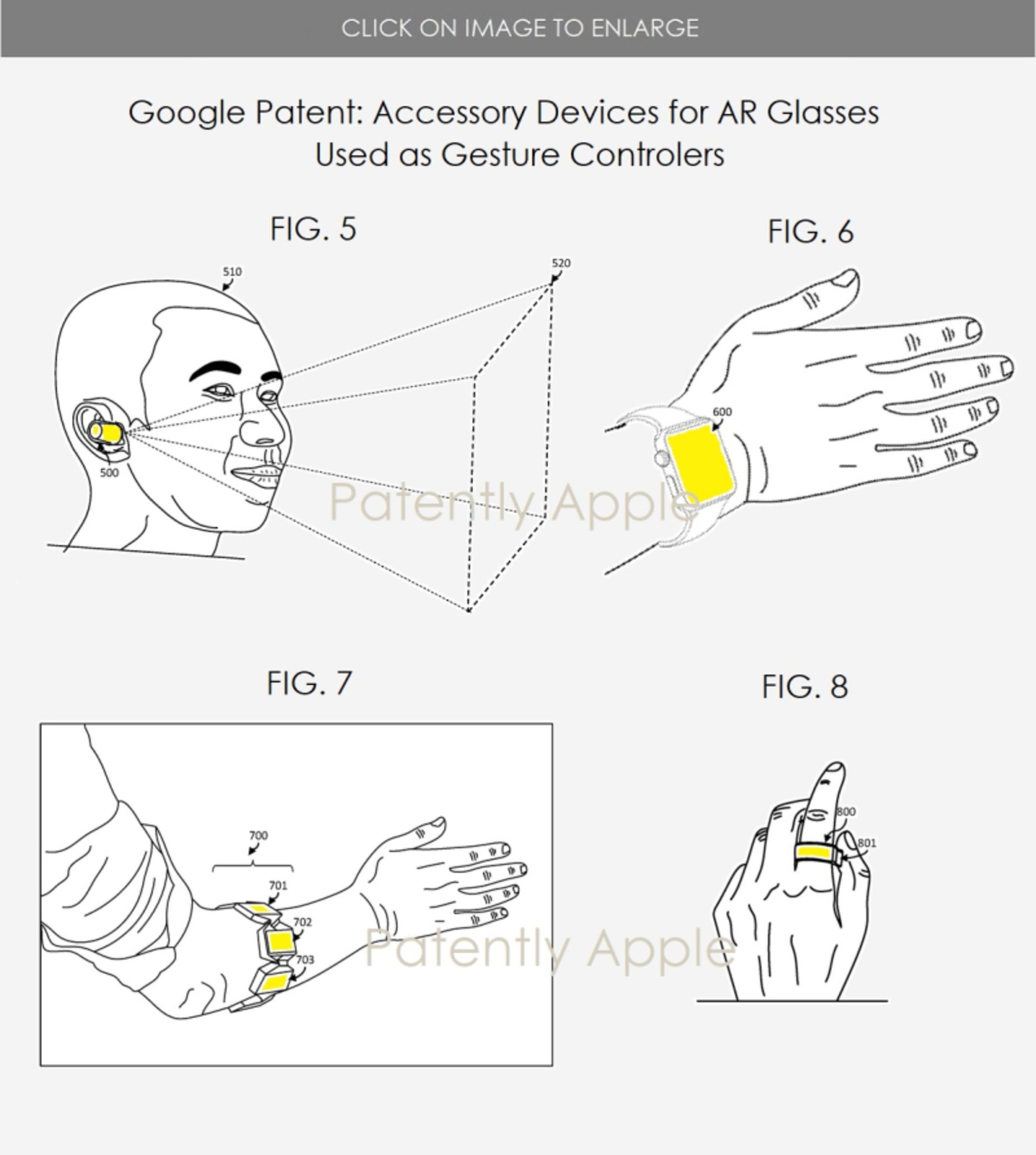 پتنت گوگل از عینک واقعیت افزوده